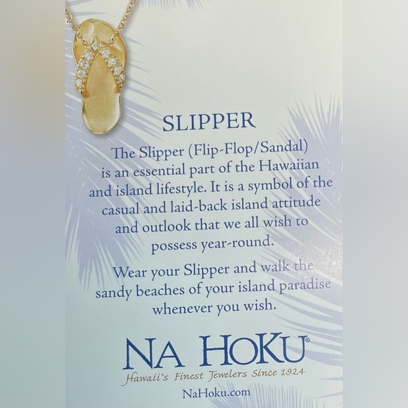 NA HOKU Hawaii’s Finest Jewelry - Hawaiian Slipper Bracelet (14K Yellow Gold) - Picture 7 of 7